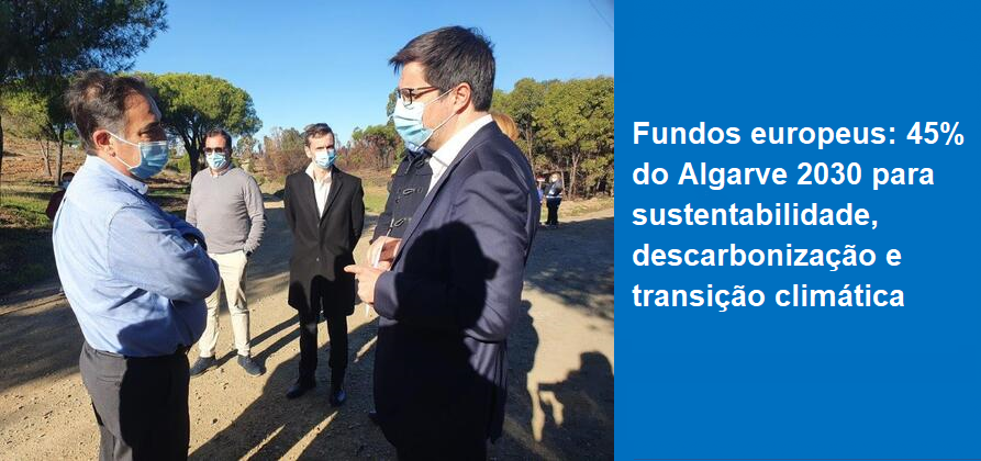 Fundos europeus: 45% do Algarve 2030 para sustentabilidade, descarbonização e transição climática