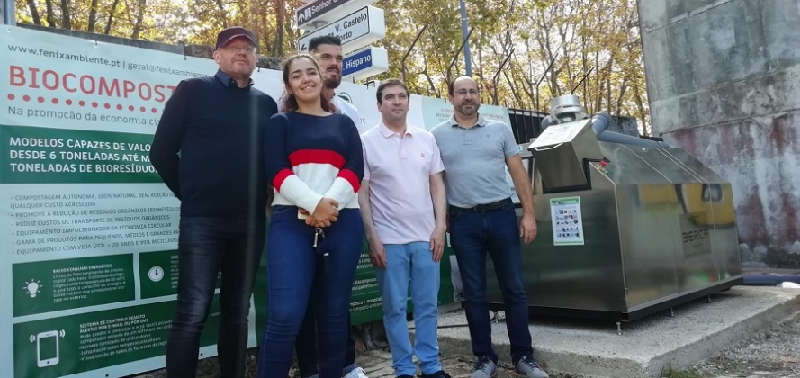 Biocompostor de grande capacidade instalado em Matosinhos