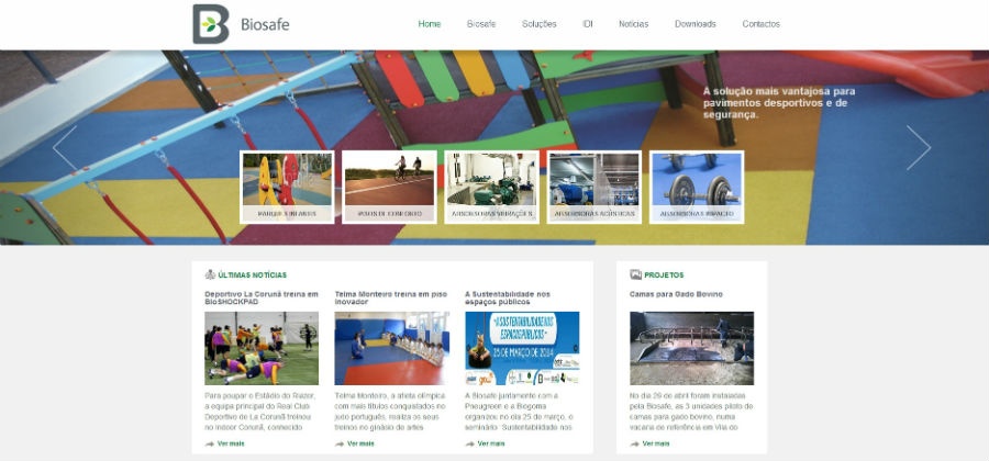 Biosafe lança novo site para promover soluções a partir de granulado de borracha