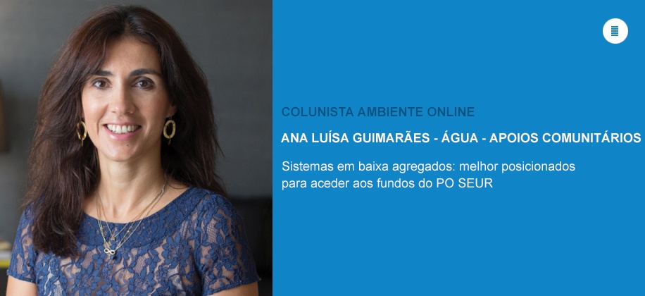 Ana Luísa Guimarães (Água): Sistemas agregados: melhor posicionados para aceder ao PO SEUR