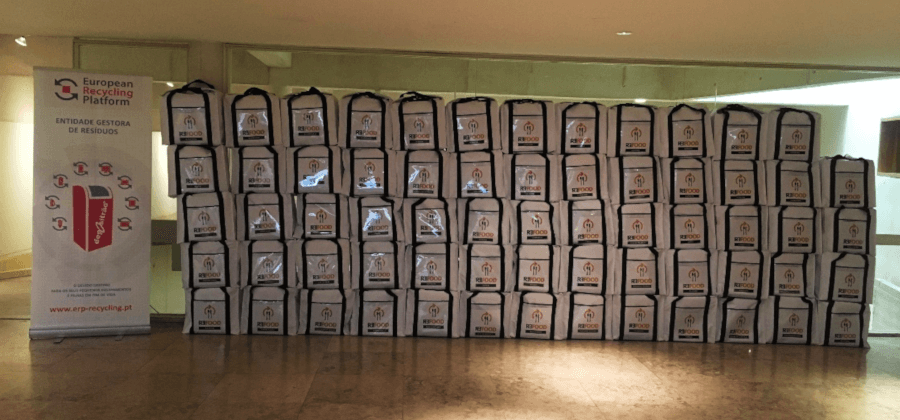 ERP Portugal transformou pilhas em equipamentos para a Re-food