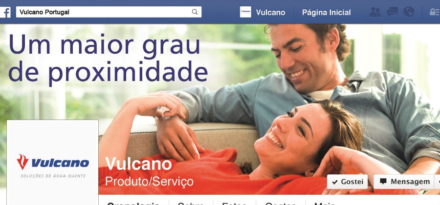 Vulcano lança página oficial no Facebook para aproximar-se dos consumidores