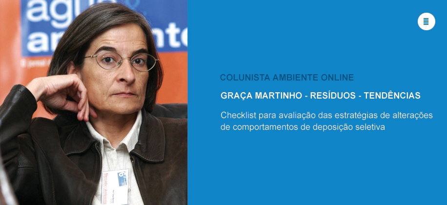 Colunista Graça Martinho (Resíduos - Tendências): As estratégias para alterações de comportamentos