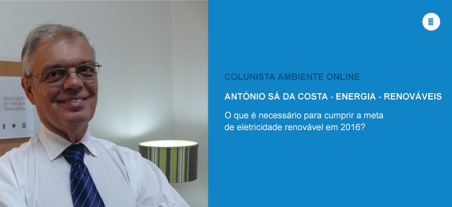Sá da Costa (Renováveis): O que é necessário para cumprir meta de eletricidade renovável em 2016