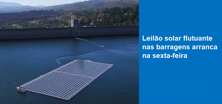 Leilão solar flutuante nas barragens arranca na sexta-feira
