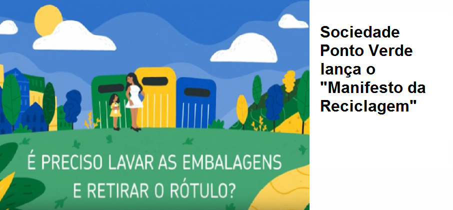 Sociedade Ponto Verde lança o “Manifesto da Reciclagem”
