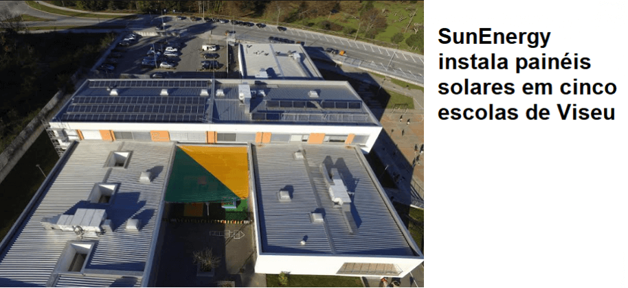 SunEnergy instala painéis solares em cinco escolas de Viseu