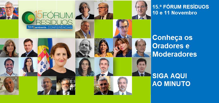 15.º Fórum Resíduos: Conheça os oradores e moderadores 