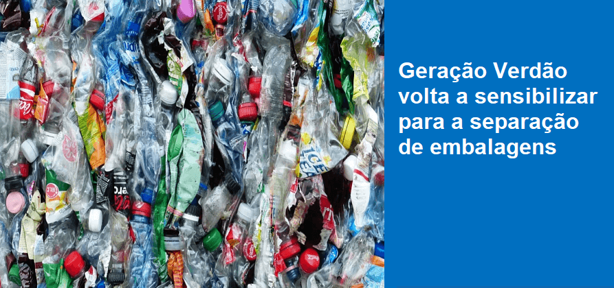 Geração Verdão volta a sensibilizar para a separação de embalagens