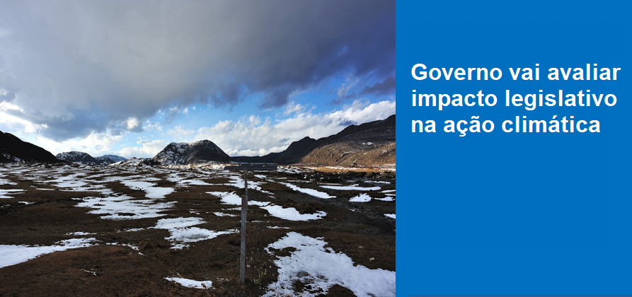 Governo vai avaliar impacto legislativo na ação climática