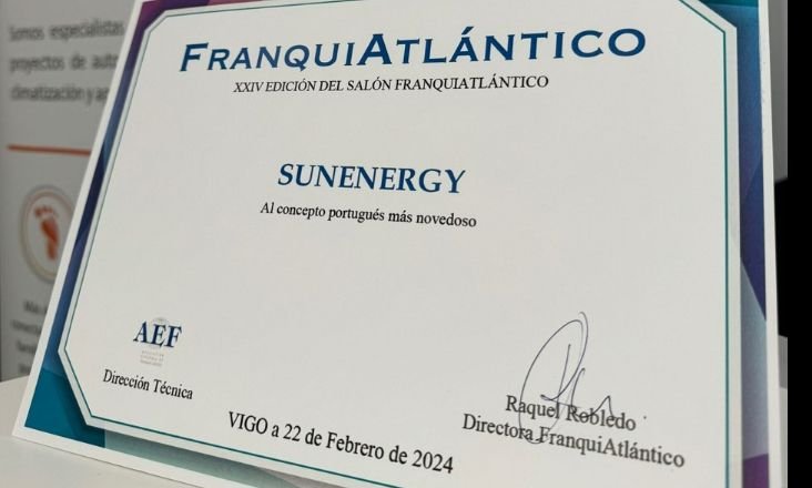 Sunenergy premiada em Espanha