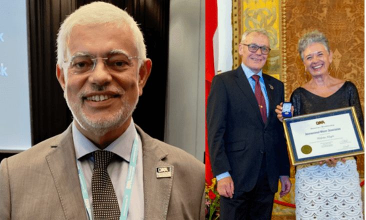 Jaime Melo Baptista e Helena Alegre distinguidos pela International Water Association