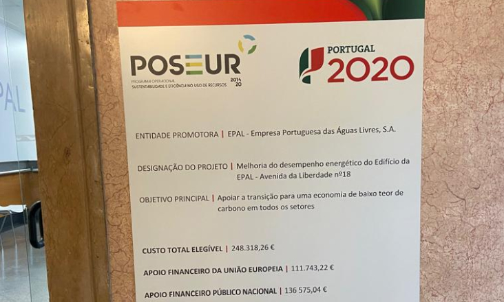 EPAL investe quase 250 mil euros para melhorar desempenho energético da sua sede