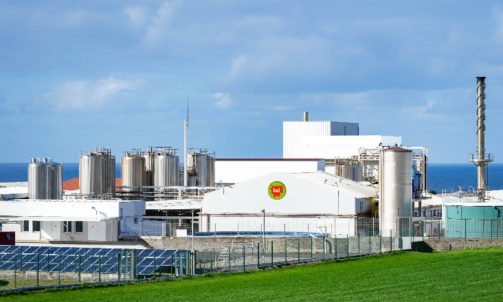 Caldeira a biomassa instalada na fábrica Bel Portugal nos Açores diminui emissões de CO2 em 85%