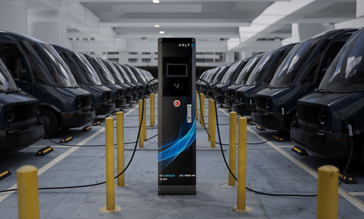 Volt-E lança linha de carregadores para transportes pesados elétricos
