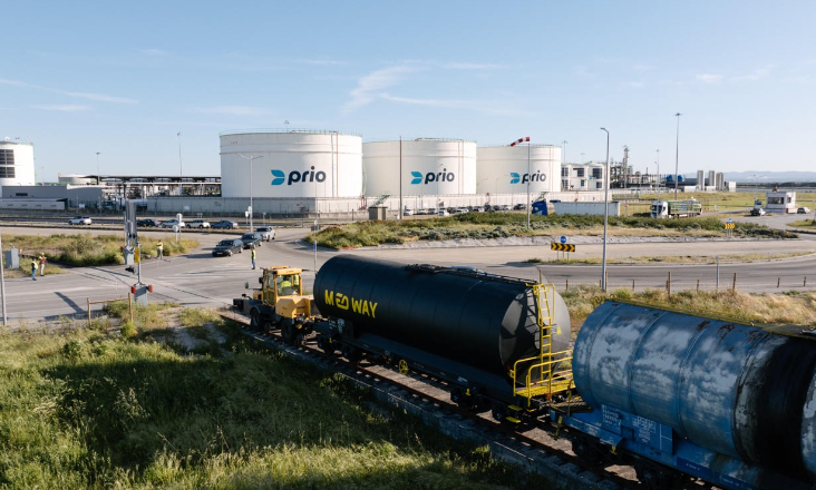 PRIO anuncia serviço de transporte de biocombustível por comboio no Porto de Aveiro