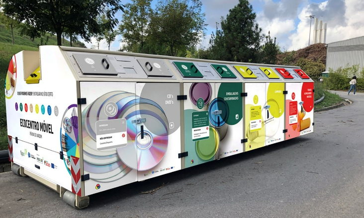 Ecocentros móveis da LIPOR acolhem cerca de 63 toneladas de recicláveis em 2024