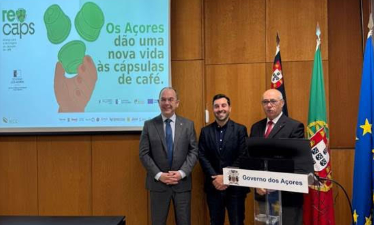 Sistema de reciclagem de cápsulas de café chega aos Açores com apoio da RECAPS