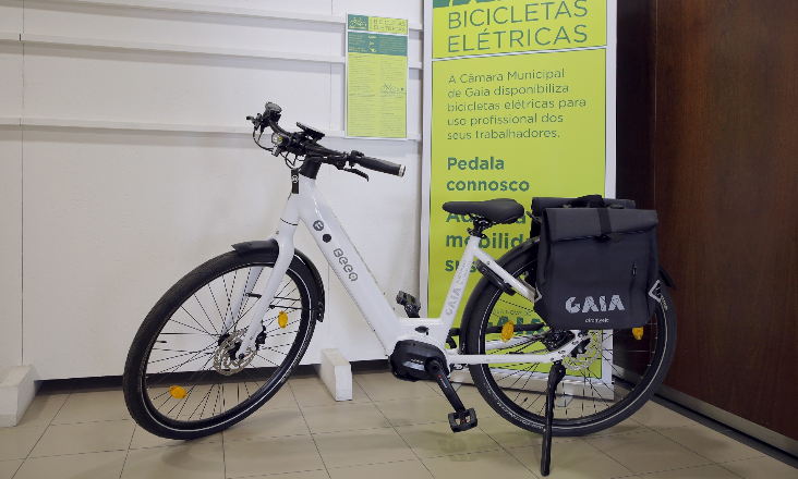 Gaia aposta em bicicletas elétricas para promover mobilidade sustentável entre trabalhadores municipais